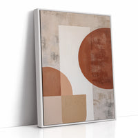 Terracotta Moons Shape Morning Light