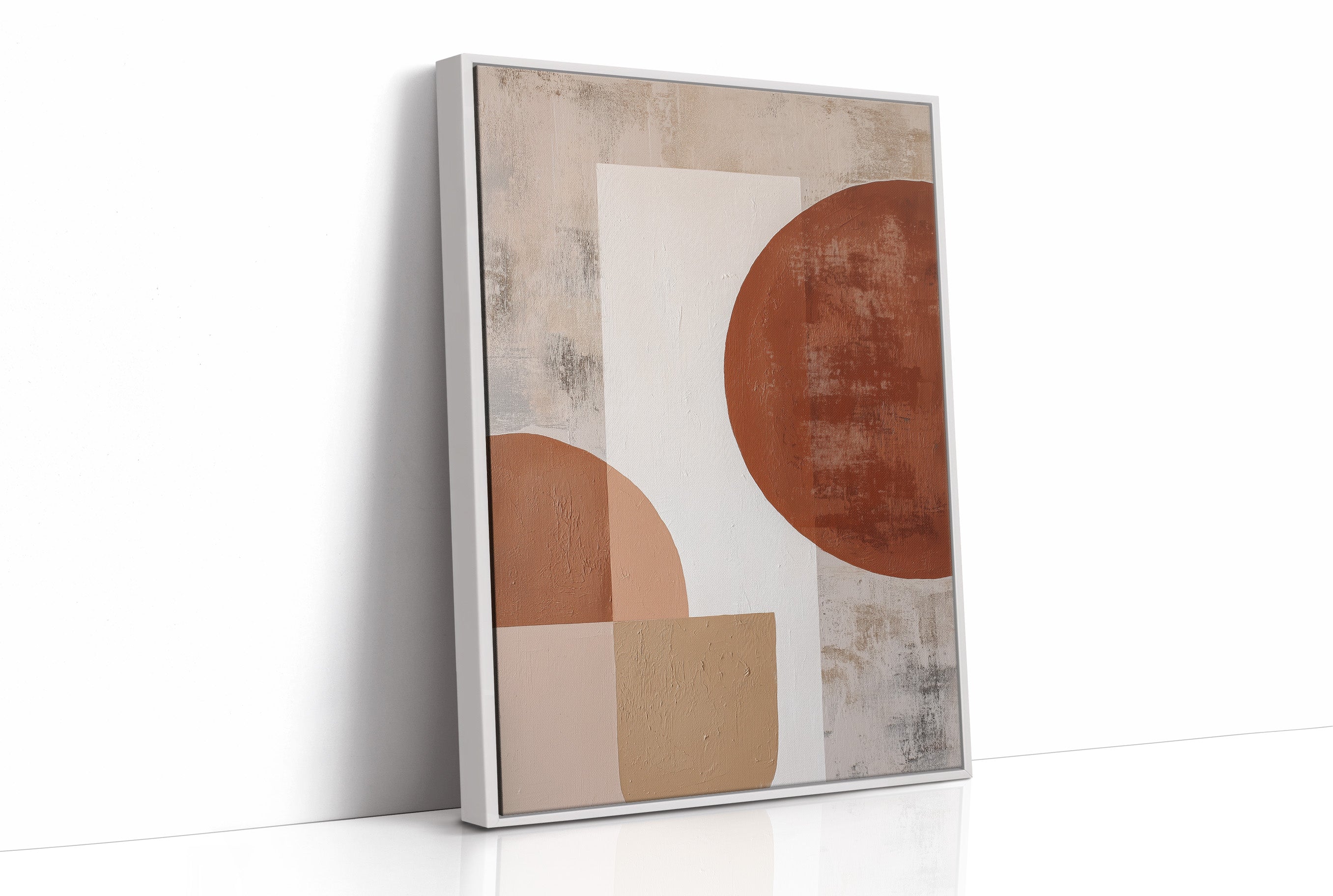 Terracotta Moons Shape Morning Light