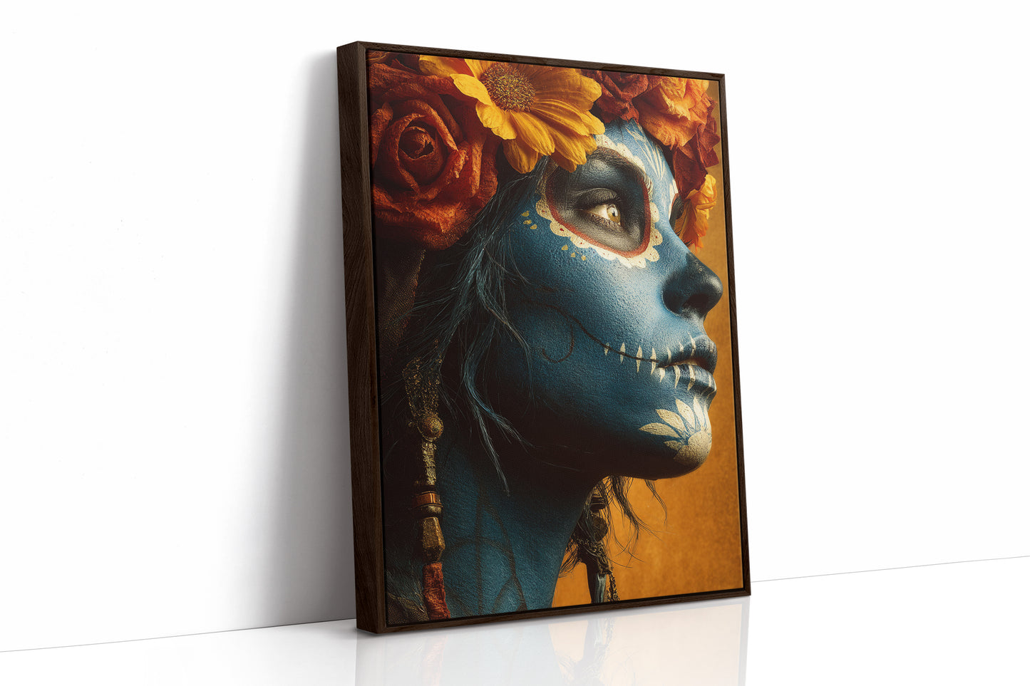Embers Beneath Painted Skin