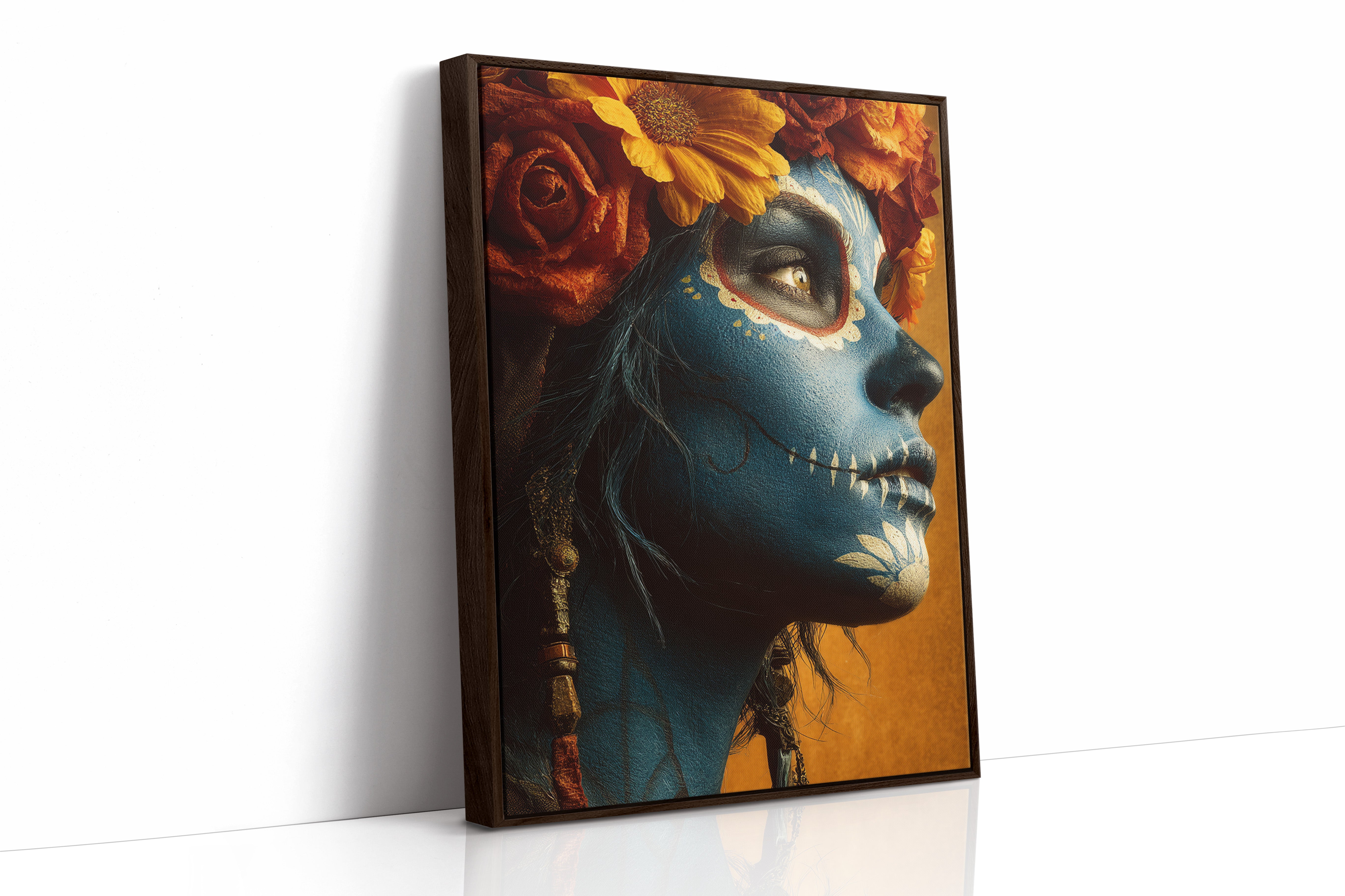 Embers Beneath Painted Skin