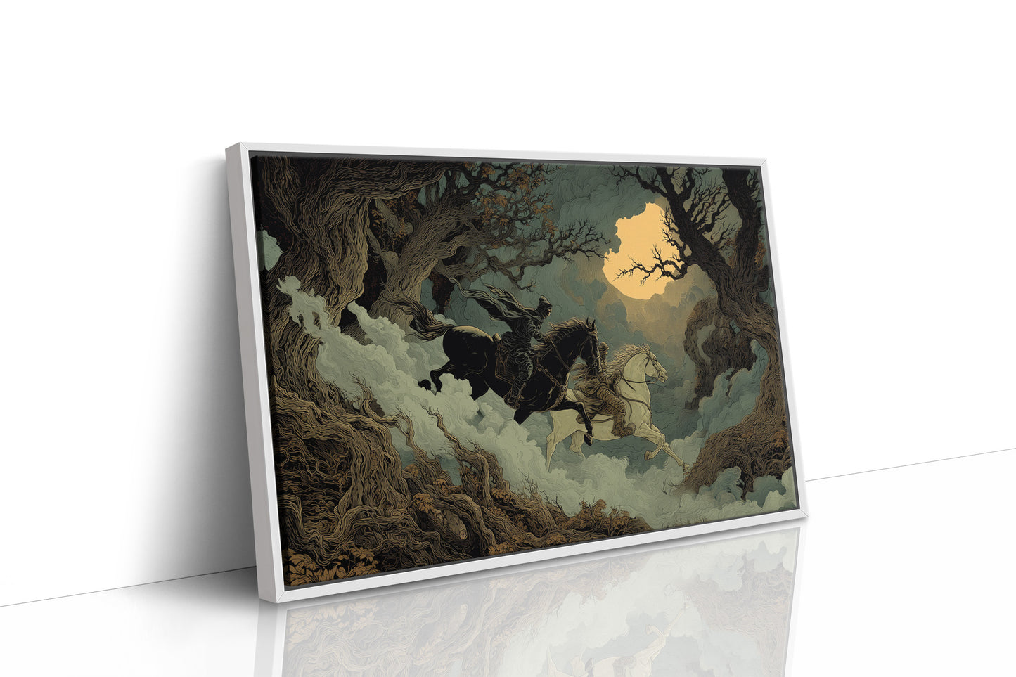 Riders Chase Amber Moon Light