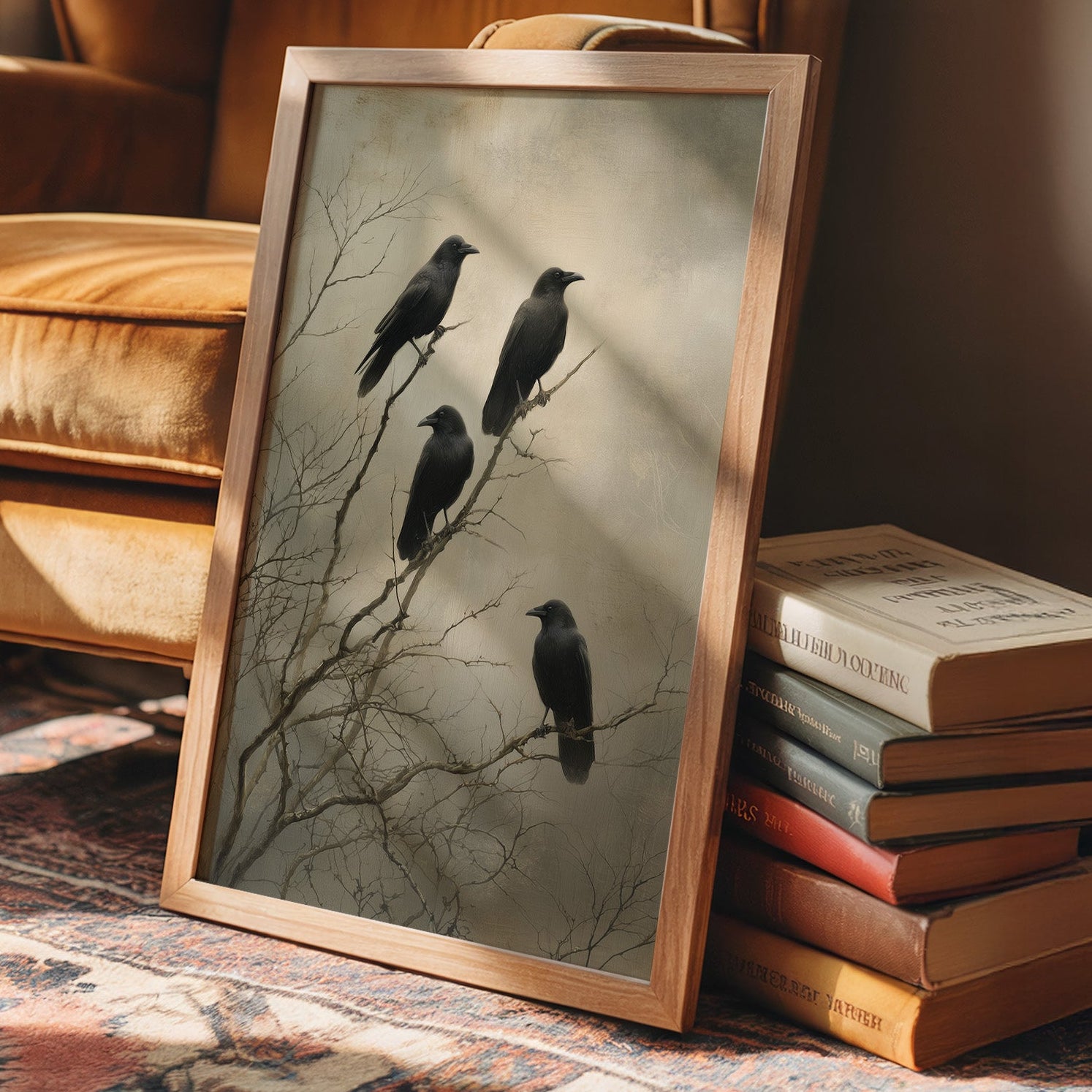 Ravens Hold The Barren Branch