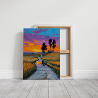 The Road Home at Golden Hour