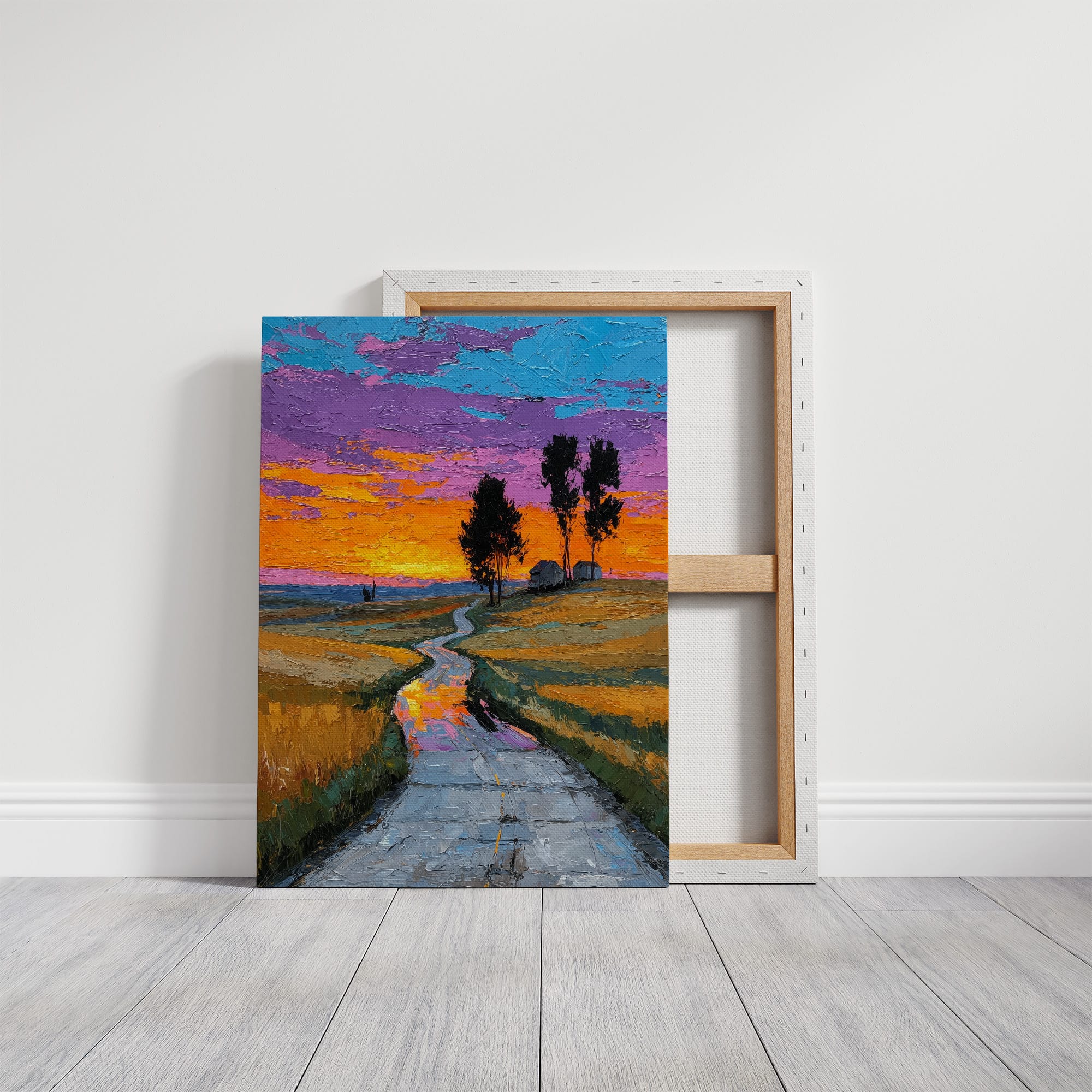 The Road Home at Golden Hour
