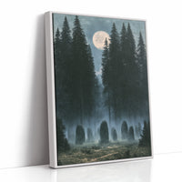 Standing Stones Keep Watch Under the Moon