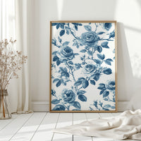 Cerulean Blooms in Quiet Spaces