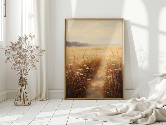 Path Through Golden Fields