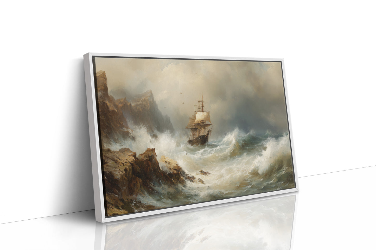 Seafarer's Tale Among Leather Spines