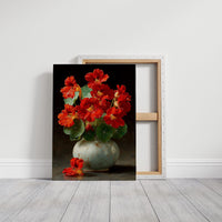 Nasturtiums in a Weathered Vessel