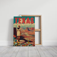 Texas Vintage Travel Poster