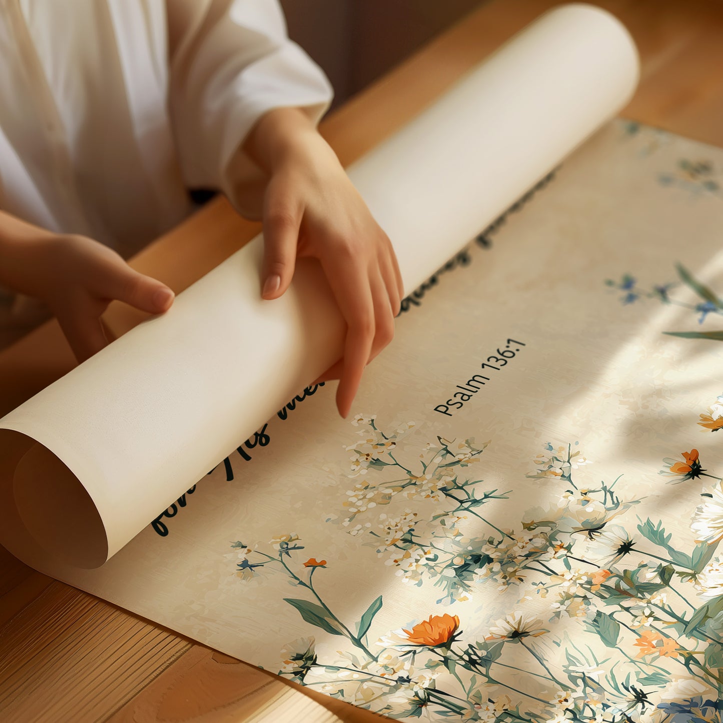 Gratitude Blooms In Morning Light