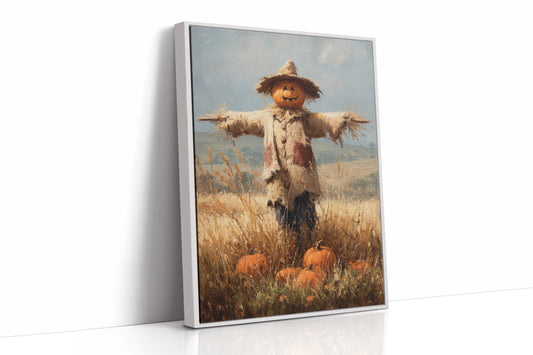 Harvest Guardian Watches Golden Fields