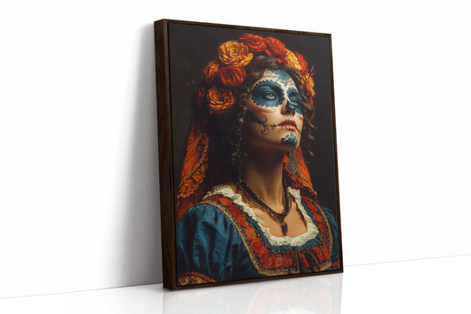 Elegance in Sugar Skull Makeup