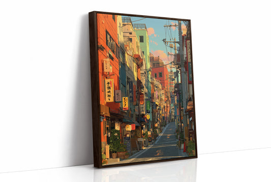 Tokyo Streets Glow At Dusk