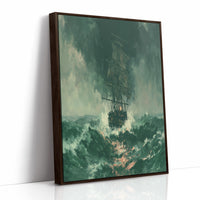 Ghost Ship in Green Squall