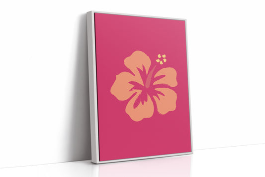 Coral Petals Dance Through Fuchsia