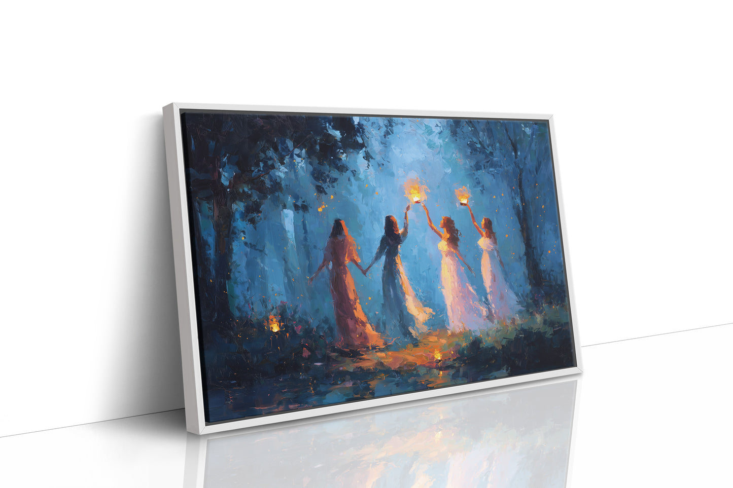 Lanterns Held By Twilight Sisters