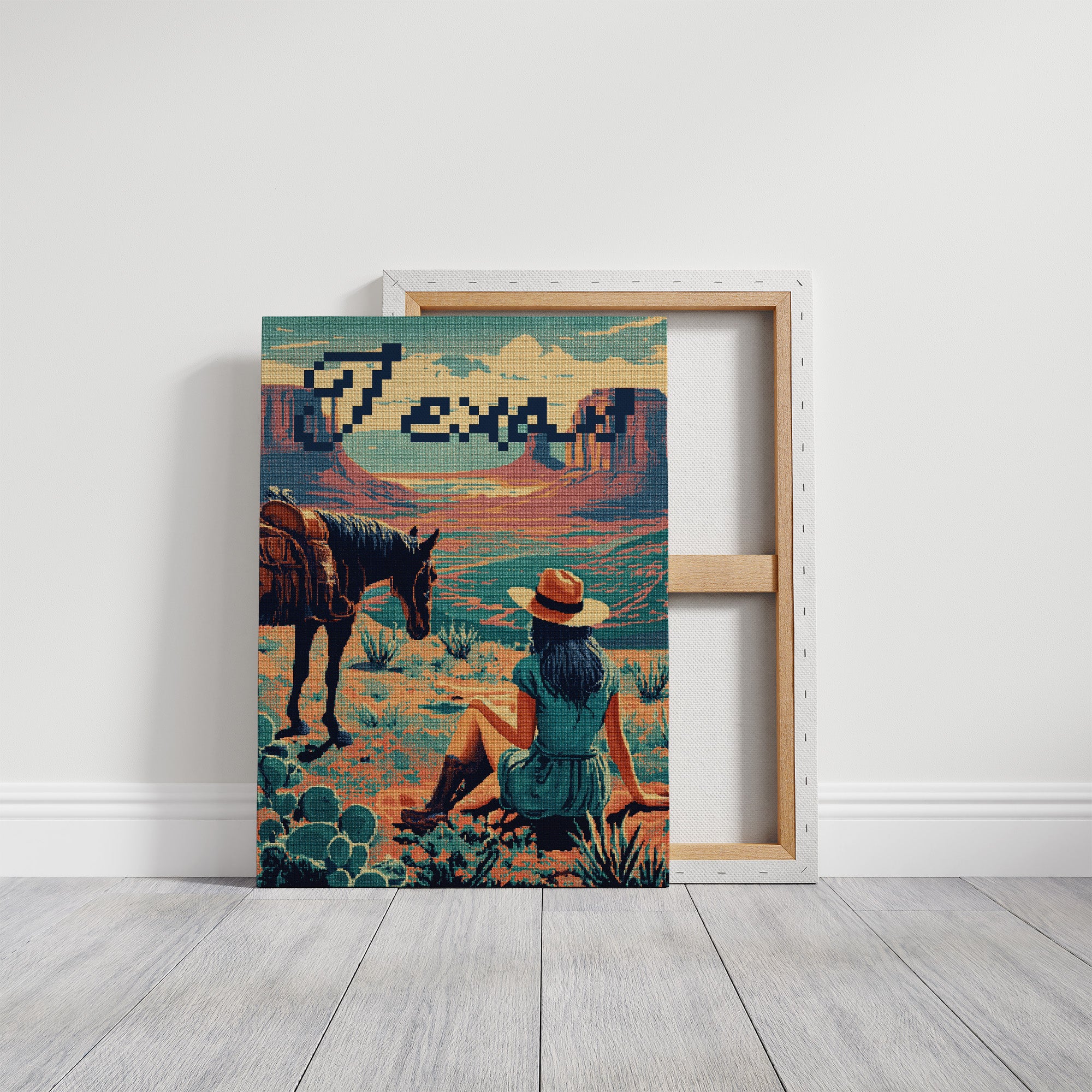Texas Cross-Stitch Sunset