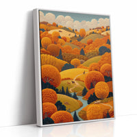 Rolling Hills Paint October's Symphony