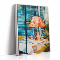 Coral Lamp Lights Summer Evening