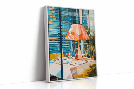 Coral Lamp Lights Summer Evening