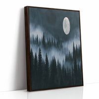 Moonrise Over the Pines