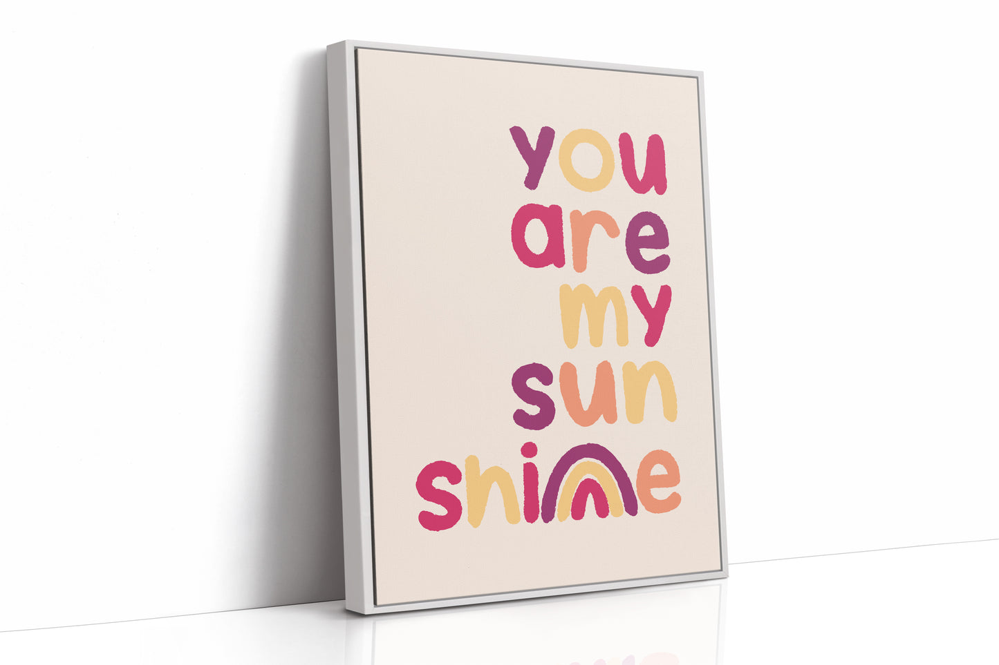 Letters Paint Tomorrow's Rainbow Promise