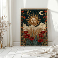 Harvest Beneath Celestial Gaze