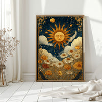 Sunlit Serenade Among Blossoms