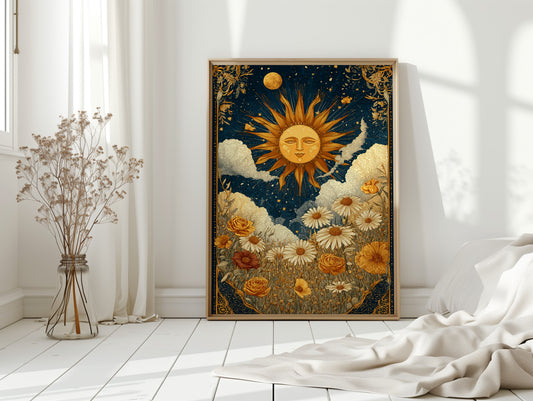 Sunlit Serenade Among Blossoms