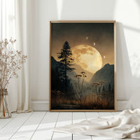 Moonlit Serenade Over Silent Valleys