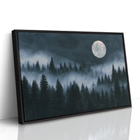 Full Moon Over The Pines