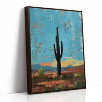 Dusk Settles On The Desert