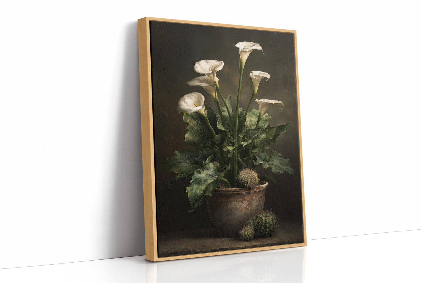 Ivory Blooms In Shadow