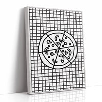 Pizza Stories On Checkered Cloth