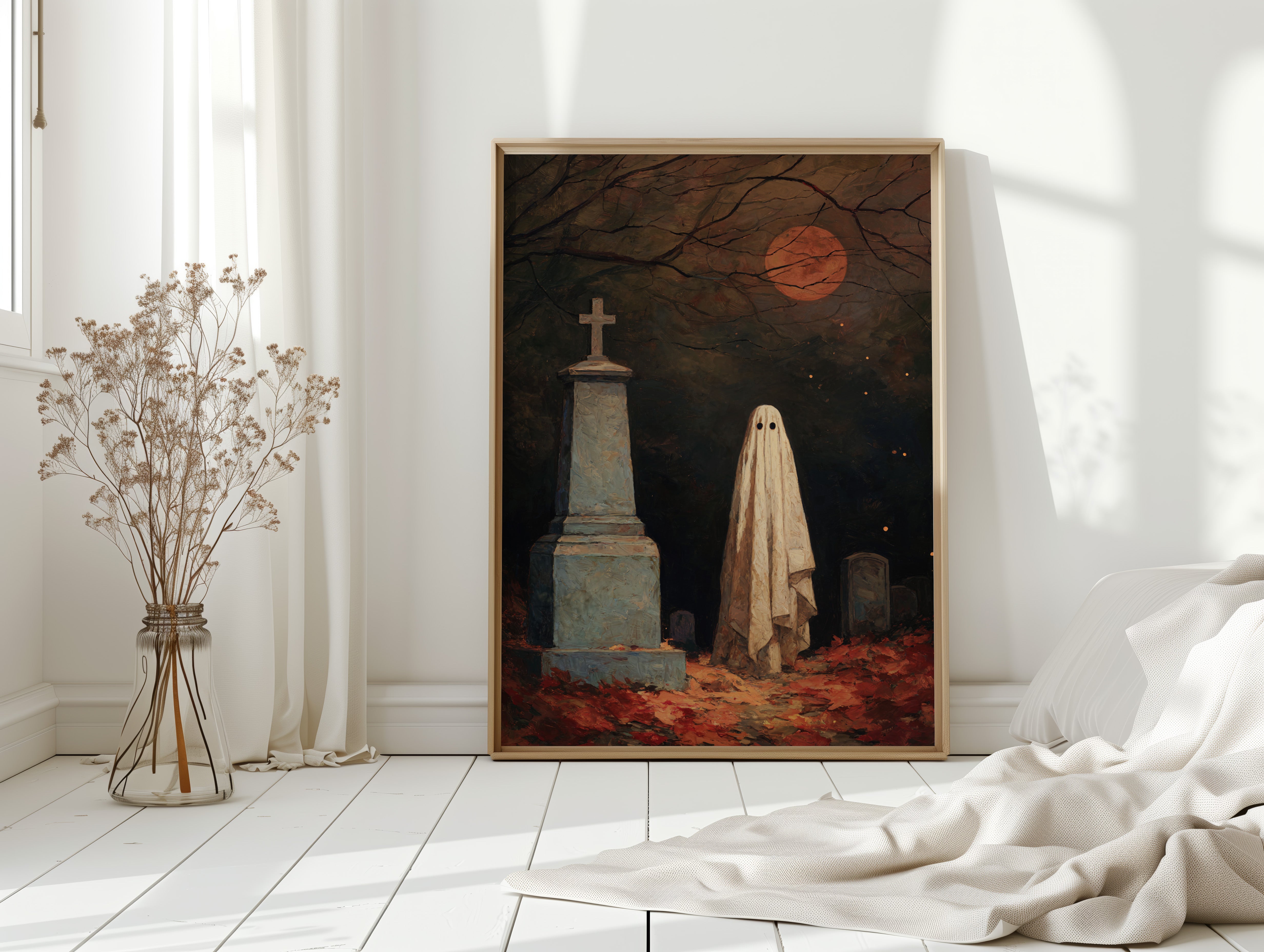Beneath the Blood Moon's Veil