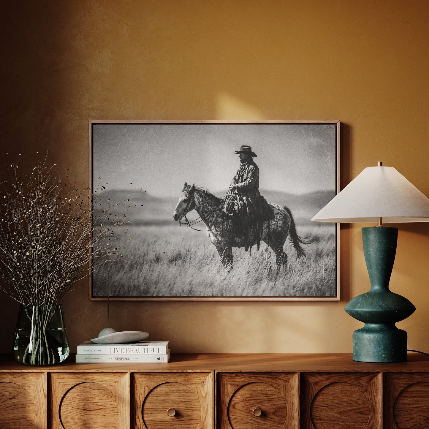 Prairie Dawn Rides Speckled Grace
