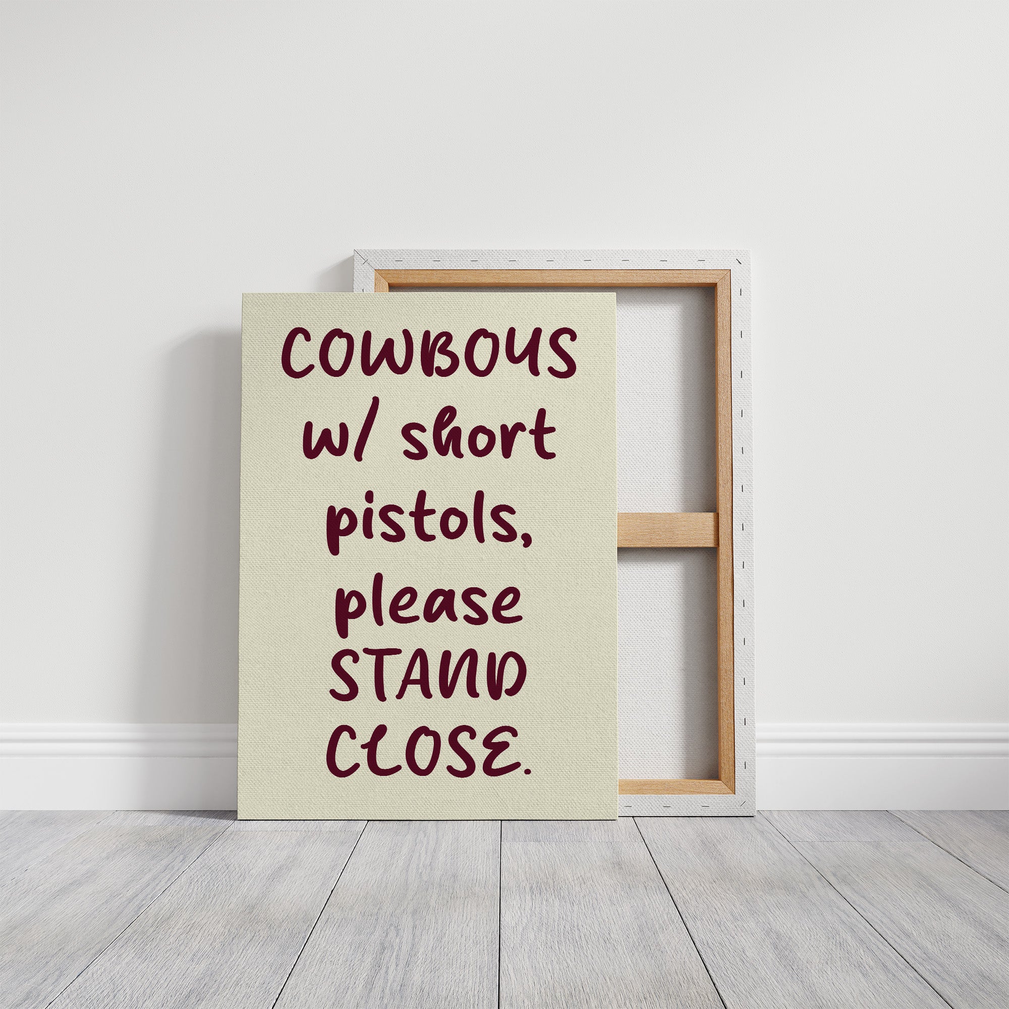 Cowboys Please Stand Close
