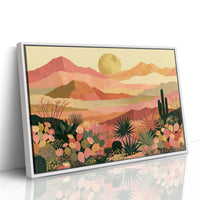 Desert Bloom at Golden Hour