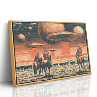 Cattle Drive Under Strange Skies