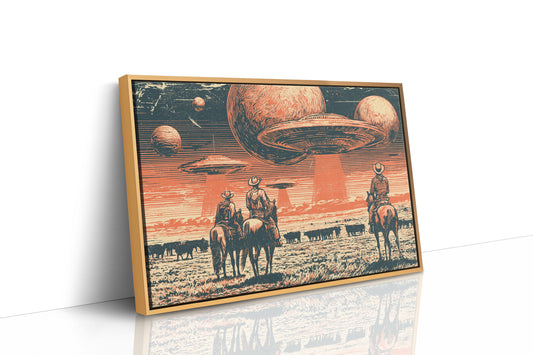 Cattle Drive Under Strange Skies