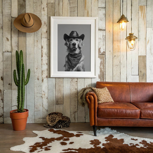 A Canine Cowboy's Quiet Standoff