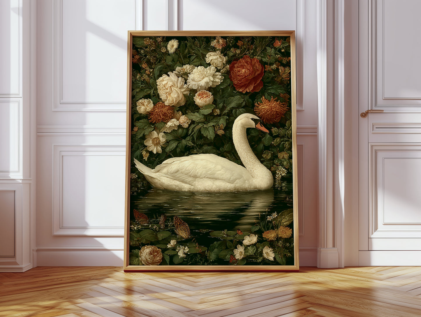 Serenity Among Blossoms