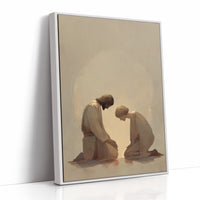 Sacred Moment in Golden Light