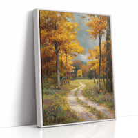 Maple Trees Guide The Winding Path