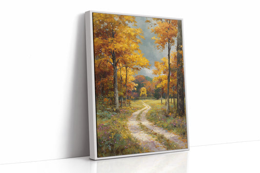Maple Trees Guide The Winding Path