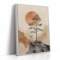 Lone Pine Greets The Copper Sun