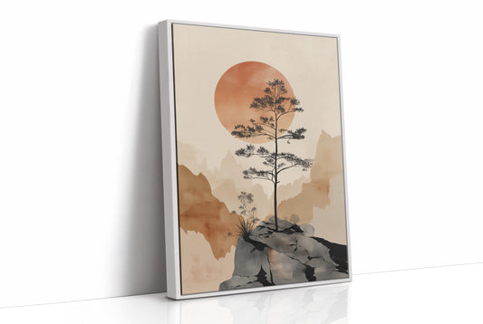 Lone Pine Greets The Copper Sun