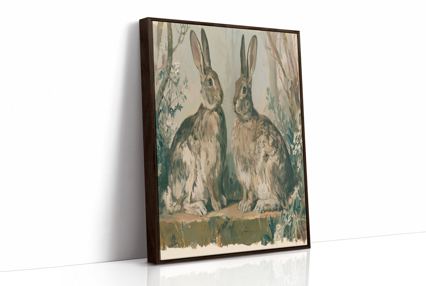 Two Hares, One Thicket