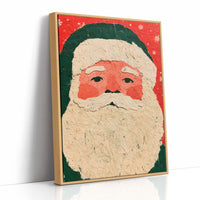 Santa in Torn Paper